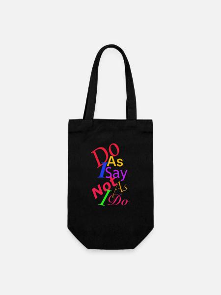 Faites ce que je dis - Sac à bouteille - noir