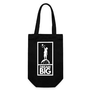 Dream BIG #1 - Gift Bag for Bottles - black - Front
