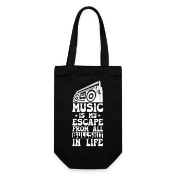 Musique à la mode - Sac à bouteille - noir - Devant