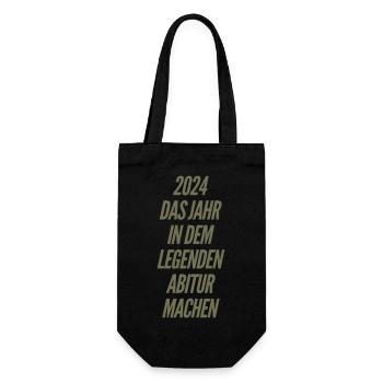 Abi Legendary Saying - Gift Bag for Bottles - black - Front