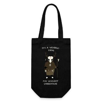 It's A Wendigo Thing - Gift Bag for Bottles - black - Front
