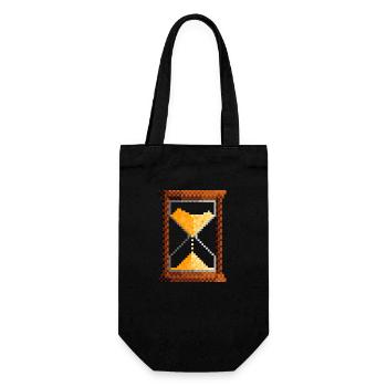Hourglass - Gift Bag for Bottles - black - Front