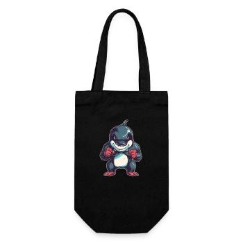 killer whale - Gift Bag for Bottles - black - Front