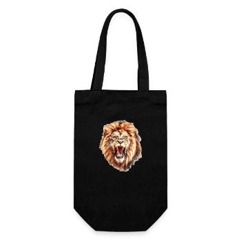 Tête de Lion - Sac à bouteille - noir - Devant