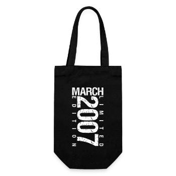 March 2007 March Anniversary March 2007 - Gift Bag for Bottles - black - Front