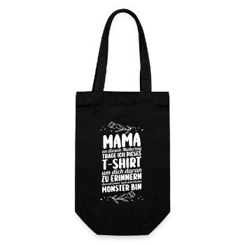 Mom Mother's Day Mom - Gift Bag for Bottles - black - Front