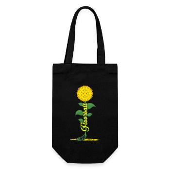 Floorball Unihockey FLOORBALL-Summer Floorballer - Gift Bag for Bottles - black - Front