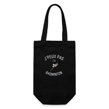 J'peux pas j'ai Badminton - Sac à bouteille - noir - Devant