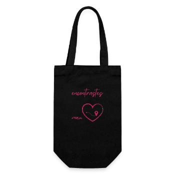 tu as trouvé mon cœur en portugais - Sac à bouteille - noir - Devant