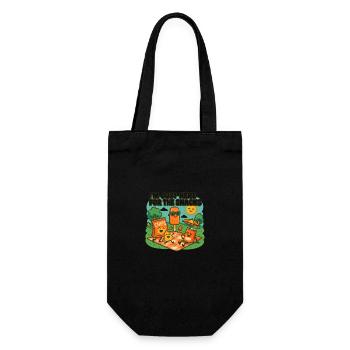 I'm only here for the snacks - Gift Bag for Bottles - black - Front