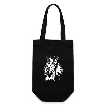 Teckel teckel Krone Chien Chiens Wilsigns - Sac à bouteille - noir - Devant