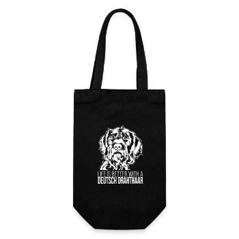 La vie allemande à poil dur est meilleure Chiens Wilsigns - Sac à bouteille - noir - Devant