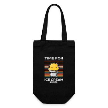 C’est l’heure de la crème glacée à la mangue - Sac à bouteille - noir - Devant