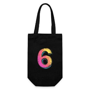 Bande dessinée à 6 chiffres - Sac à bouteille - noir - Devant