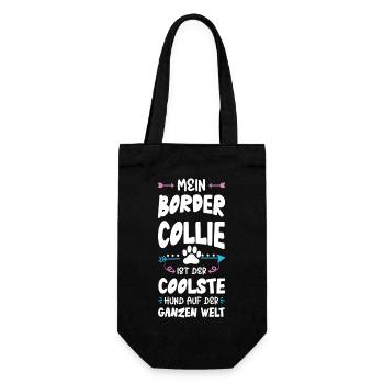 Dicton de chien Border Collie - Sac à bouteille - noir - Devant
