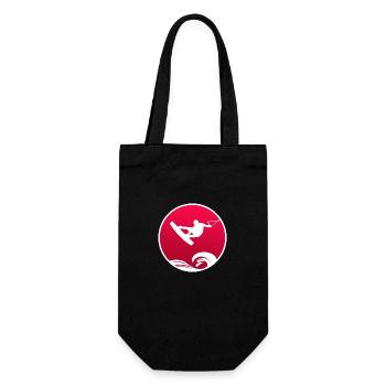 wakeboard wakeboarder wakestyle wavemaster - Sac à bouteille - noir - Devant