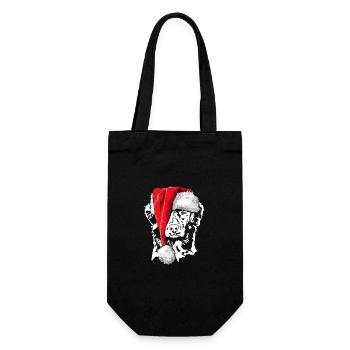 Santa Nouvelle-Écosse Duck Tolling Retriever Noël - Sac à bouteille - noir - Devant