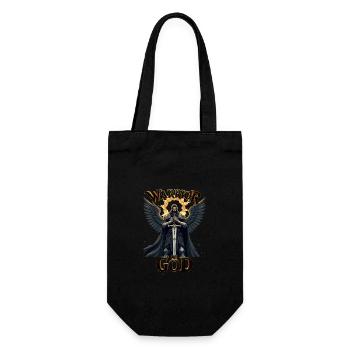 WARRIOR OF GOD - Schwarzer Ritter - Geschenkbeutel für Flaschen - Schwarz - Vorne