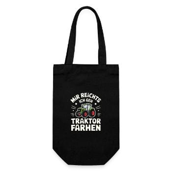 Tractor Farmer Farmer Tractor Tractor Driver - Gift Bag for Bottles - black - Front