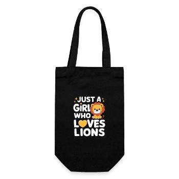 Lion Lion Animal Africa - Gift Bag for Bottles - black - Front