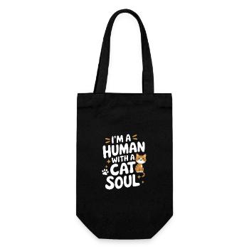 Cat Cats Lover Cat Owner Kitten - Gift Bag for Bottles - black - Front