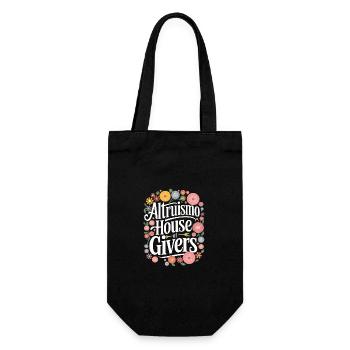 Altruisme Don désintéressé Donner d’école - Sac à bouteille - noir - Devant
