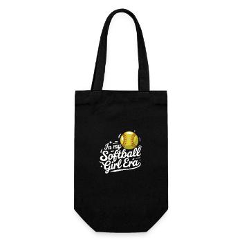 Softball Sports Softball Player - Gift Bag for Bottles - black - Front