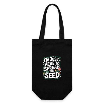 Gardener Garden Plants Gardening - Gift Bag for Bottles - black - Front