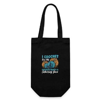 Crochet Crochet Knitting Yarn Crochet - Gift Bag for Bottles - black - Front