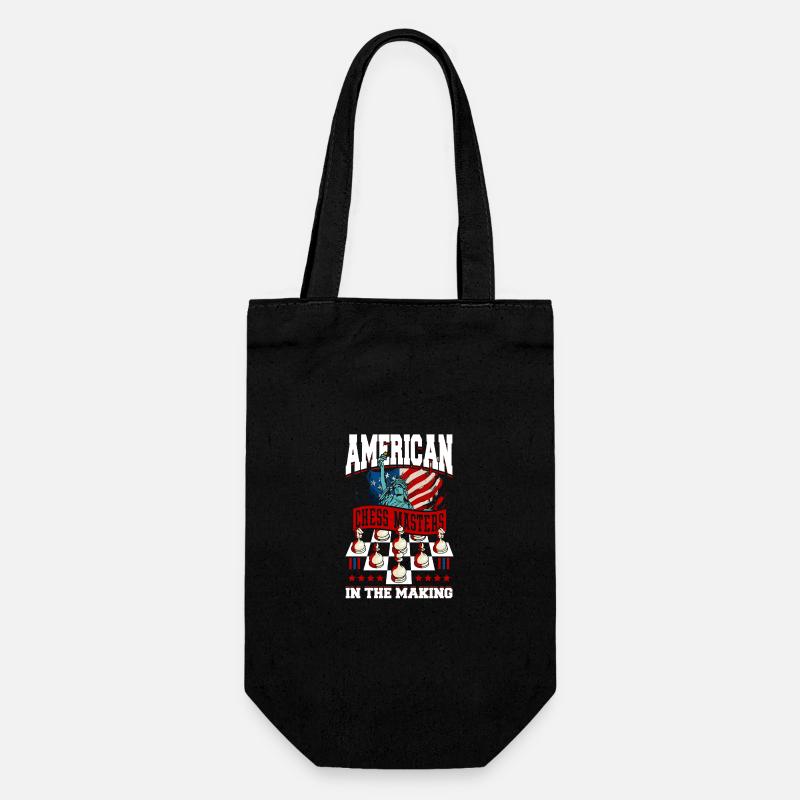 Cours d’échecs Cours d’échecs Journée des échecs - Sac à bouteille - noir