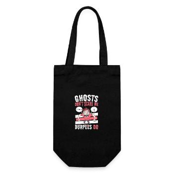Fitness Jump Squats Burpees Workout - Gift Bag for Bottles - black - Front