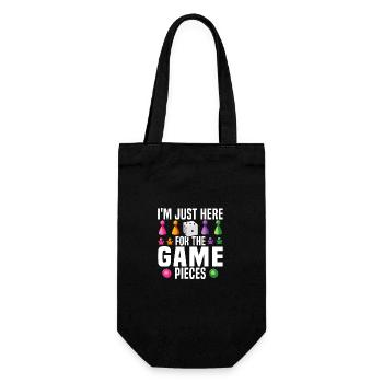 Les amateurs de jeux jouent à des jeux de société Humour Blagues - Sac à bouteille - noir - Devant