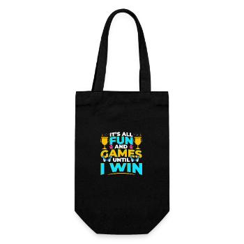 Board Games Win Game Night Winning - Gift Bag for Bottles - black - Front