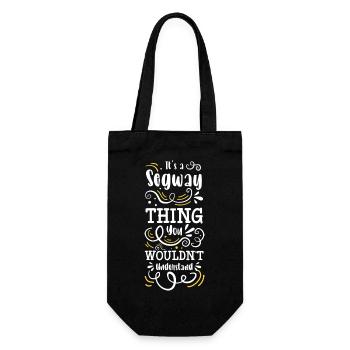Scooter Segway Tour Fun Floating Board - Gift Bag for Bottles - black - Front