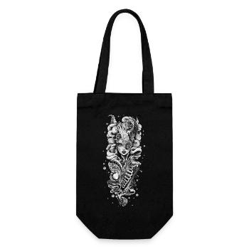 Goddess of the underworld - Gift Bag for Bottles - black - Front
