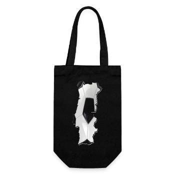 Portugal Map Frames Real Football - Gift Bag for Bottles - black - Front