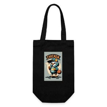 Cool Chicken - Geschenkbeutel für Flaschen - Schwarz - Vorne
