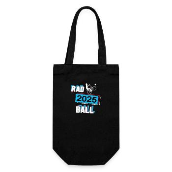 Radball 2025 Radballer Radballspieler Spieler - Geschenkbeutel für Flaschen - Schwarz - Vorne
