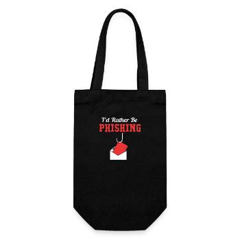 Cybersecurity Cyber Programmer Hacker - Gift Bag for Bottles - black - Front