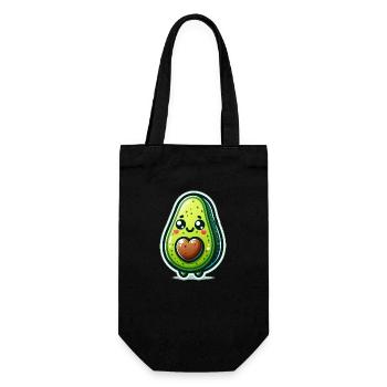 Sweet Avocado - Gift Bag for Bottles - black - Front