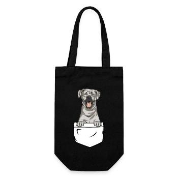 Silver Labrador Retriever Silver Lab - Sac à bouteille - noir - Devant