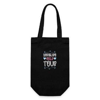 Hamburg Girls Tour Herz - Geschenkbeutel für Flaschen - Schwarz - Vorne