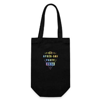 Après Ski 2024 Party Team Bunt - Gift Bag for Bottles - black - Front