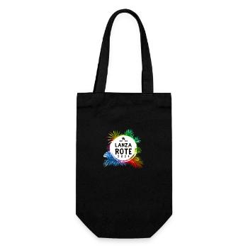 Lanzarote 2024 Bunt - Geschenkbeutel für Flaschen - Schwarz - Vorne