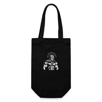 Spartan Gladiator Muscles - Gift Bag for Bottles - black - Front