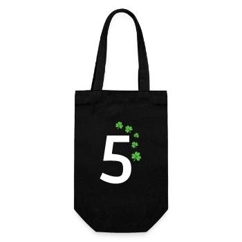 5 - Gift Bag for Bottles - black - Front