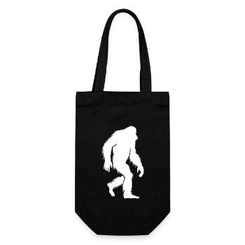 Yeti - Bigfoot - Legend - Mythical Creatures - Gift Bag for Bottles - black - Front