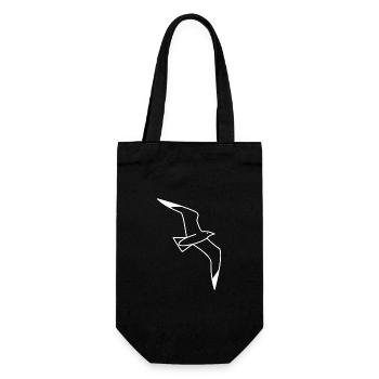 Mouette - Mer du Nord - Sac à bouteille - noir - Devant