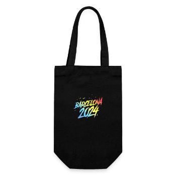 Barcelona 2024 Colorful Holiday Team - Gift Bag for Bottles - black - Front