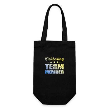 Kickboxing Team - Gift Bag for Bottles - black - Front